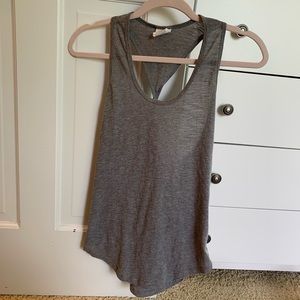 Gray casual tank